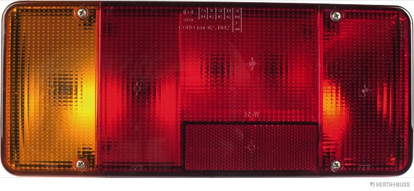 Lens, tail light assembly